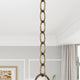 Heavy Duty Decorative Chain, Hand-Painted Antique Silver Leaf