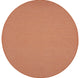 8' Rust Round Power Loom Area Rug