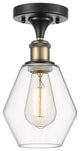 Innovations 516-1C-BAB-G652-6 1-Light Semi-Flush Mount, Black Antique Brass