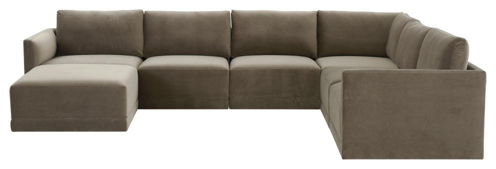 Willow Taupe Modular Large Chaise Sectional
