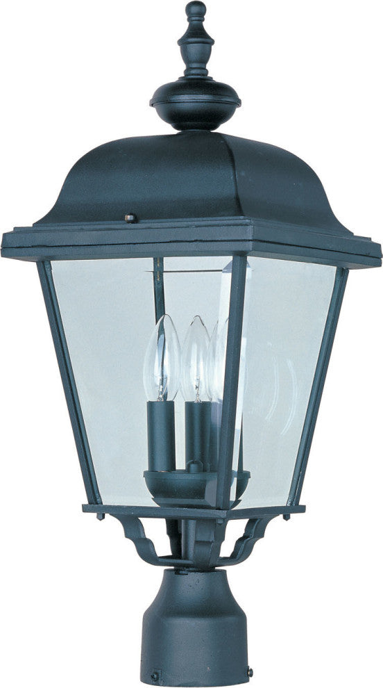 Maxim 3008 Builder Cast 3 Light Outdoor Post Light - Black