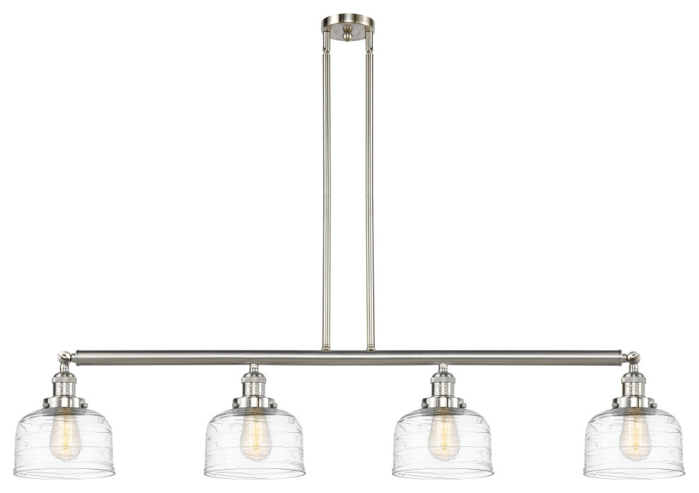 INNOVATIONS 214-SN-G713 4-Light Island Light Brushed Satin Nickel