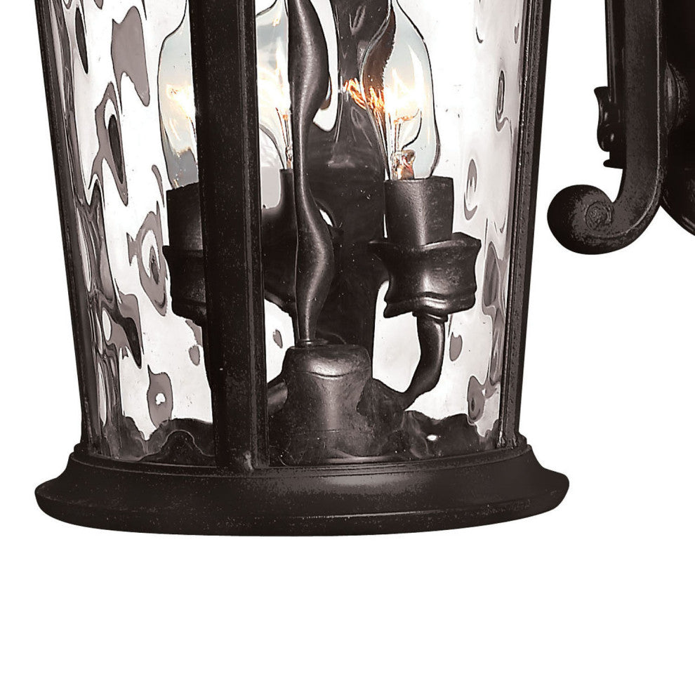 Hinkley Windsor Medium Wall Mount Lantern, Black