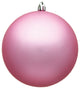 Vickerman N590879DMV 3" Pink Matte Ball Ornament 12 Per Bag