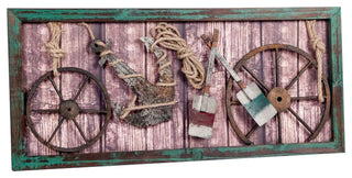 Distressed Nautical Wall Plaque