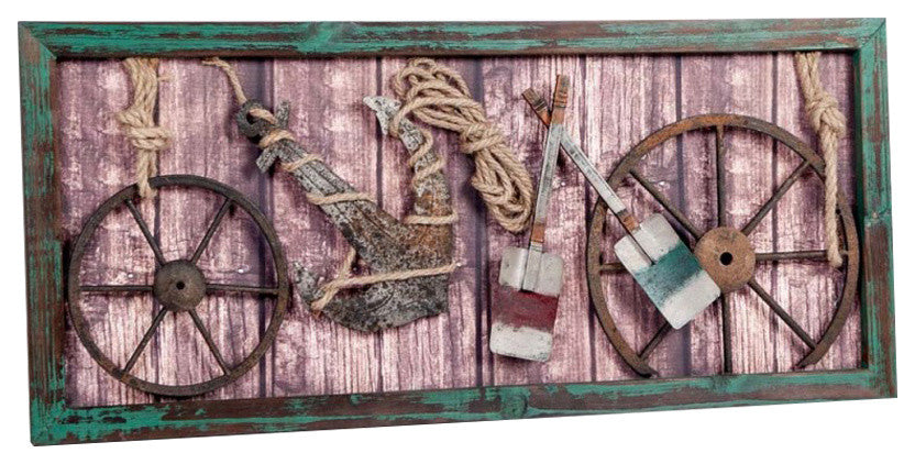Distressed Nautical Wall Plaque
