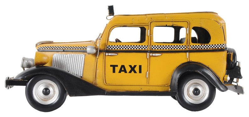 c1933 Vintage Checker Taxi Cab Model Sculpture