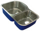 Transolid Meridian 31 1/2"x20 15/32"x9" Double Undermount SS Kitchen Sink