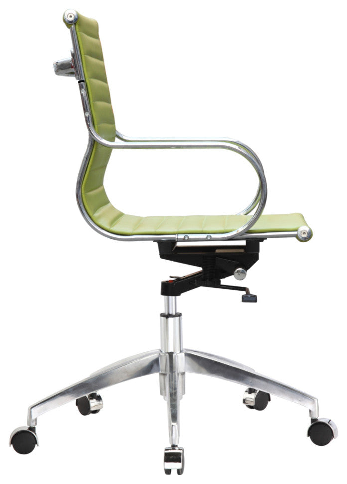Modern Classics Twist Office Chair Mid Back, Green