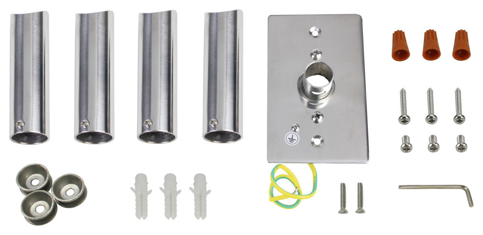 Vida Towel Warmer, Polished, Hardwired, 21 Bars