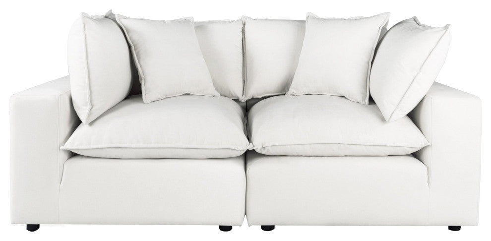 Cali Modular Loveseat, Pearl