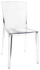 Cristal Piazza Ghost Style Clear Vanity Chair, Clear