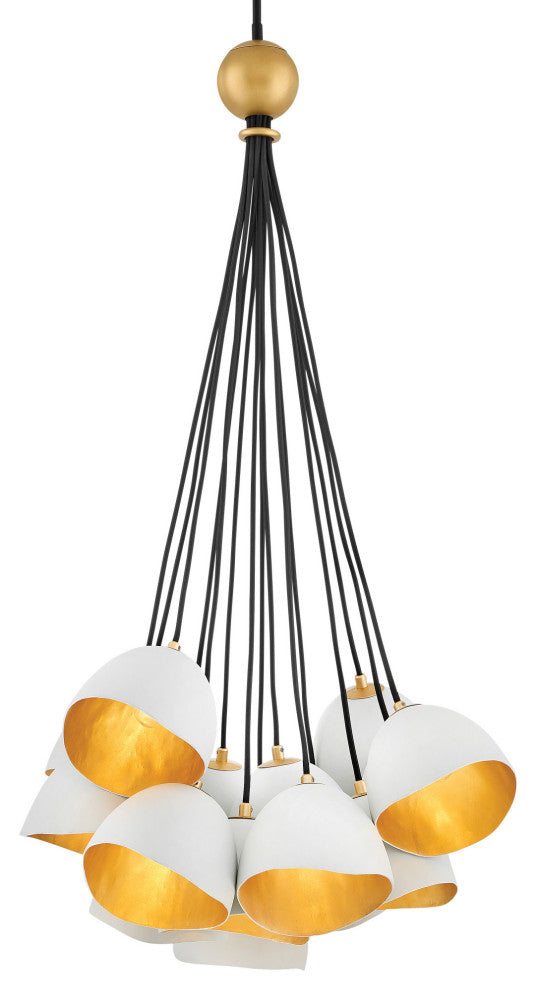 Hinkley Lighting 35906 Nula 15 Light 26"W Multi Light Lisa - Shell White