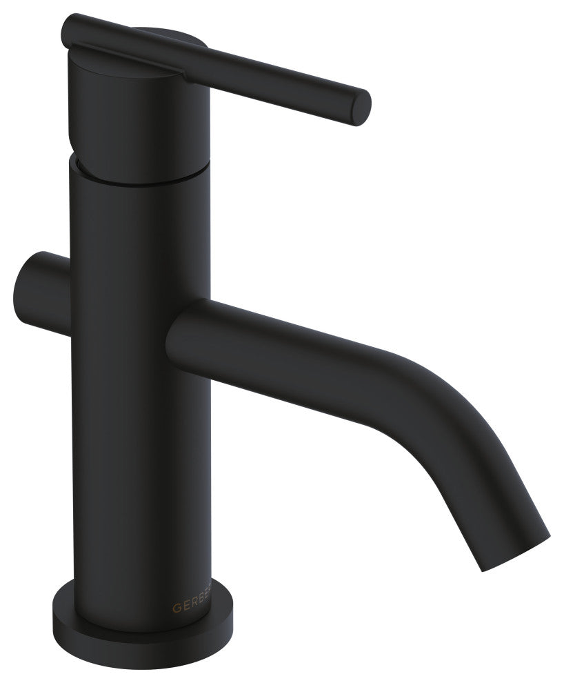 Parma Single Handle Lavatory Faucet Chrome, Satin Black