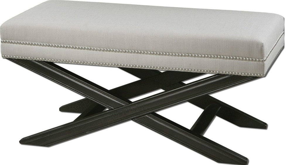 Uttermost 23099 Viera White Bench