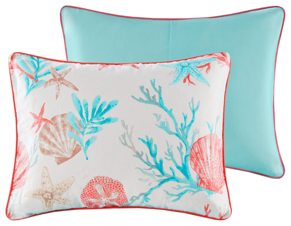 Madison Park Sateen Printed 6-Piece Duvet Set, King/California King