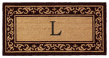 Kendall Monogram Doormat, 3'x6', L