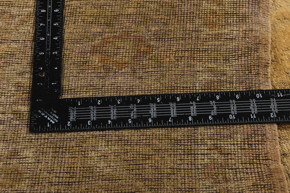 Vintage Earth-Tone Turkish Oushak Rug, 07'00 x 11'05