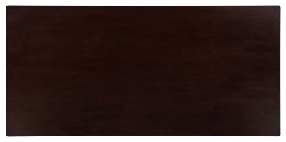 Dining Table, Rectangular, Wood, Drak Brown, Modern, Cafe Bistro Restaurant