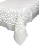 Tulip Bouquet 72"x120" Tablecloth, White