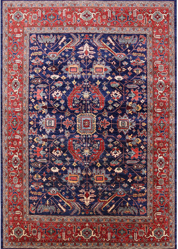 Ahgly Company Indoor Rectangle Mid-Century Modern Area Rugs, 5' x 8'