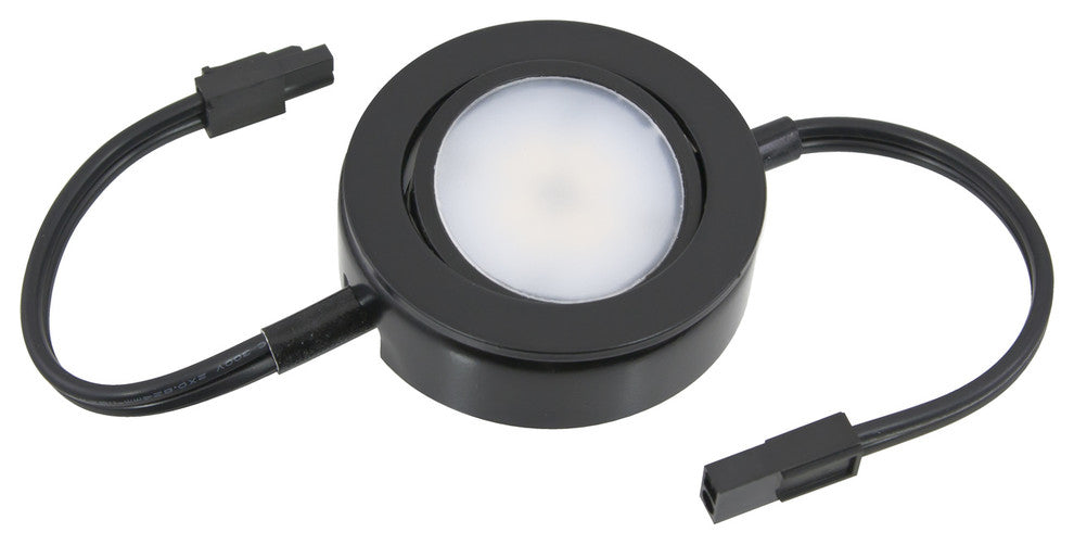 AMERICAN LIGHTING MVP-1-BK-B MVP LED Puck Light, 4.3 Watts, 200 Lumens