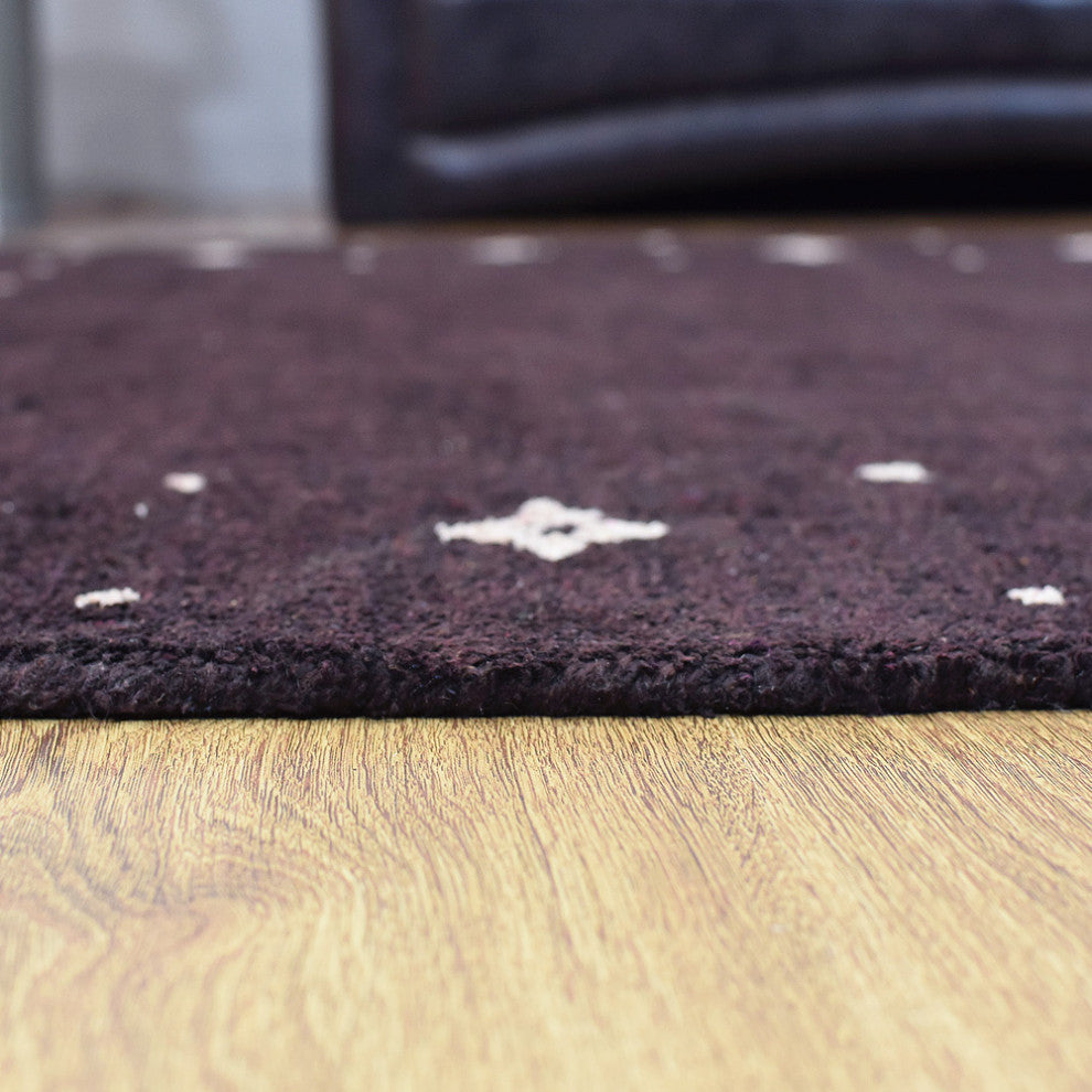 HAND KNOTTED LOOM SILK ECO-FRIENDLY AREA RUG -6'x9',Rectangle,Brown,Contemporary
