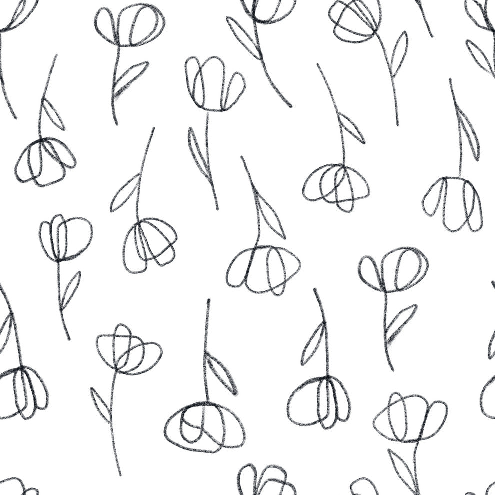 Markham Rounded Back Bar Stool, Contoured Tulips White