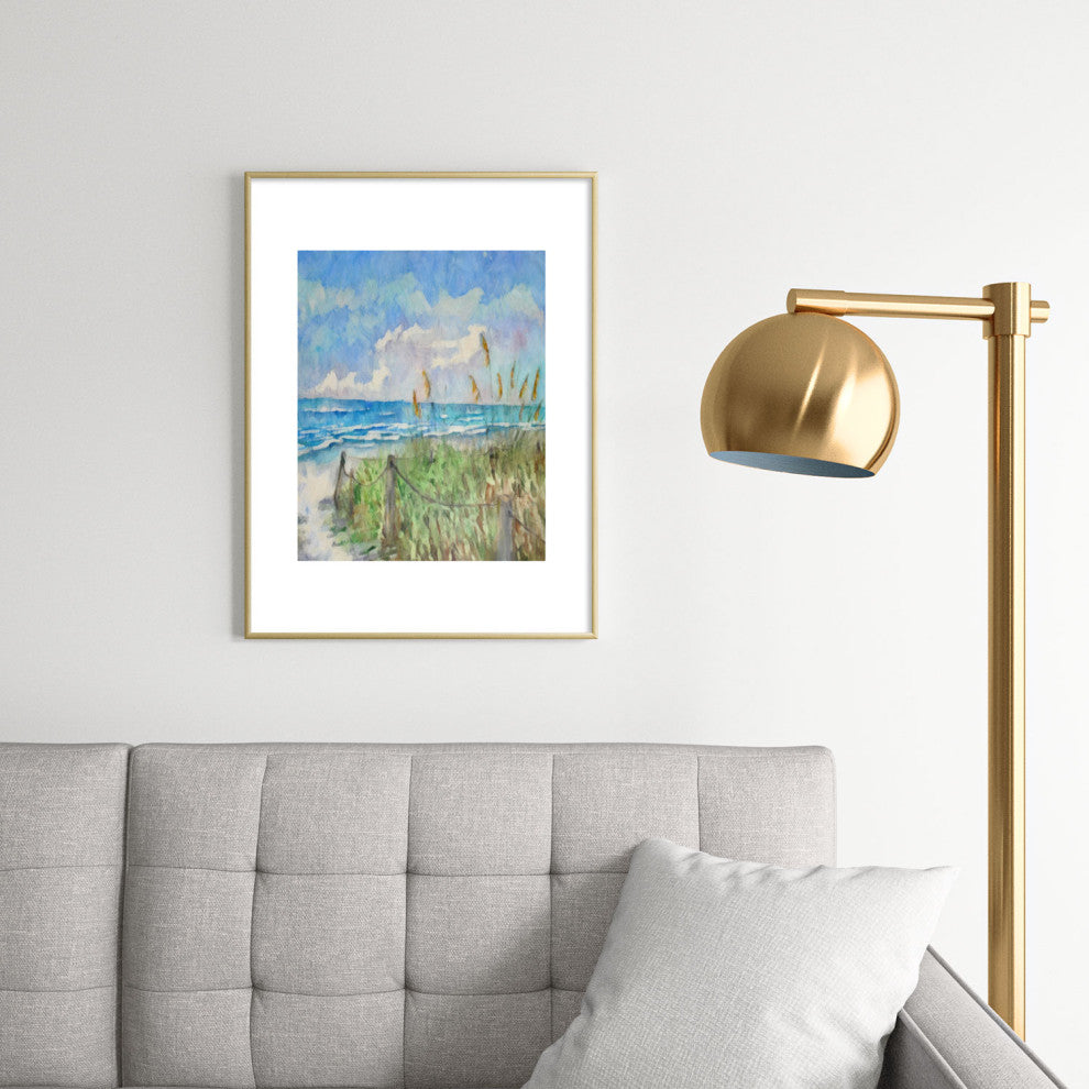 Rosie Brown Paradise Found Metal Framed Art Print
