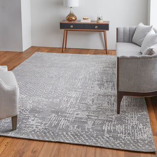 Kinton Modern Abstract, Gray, 2'x3' Area Rug