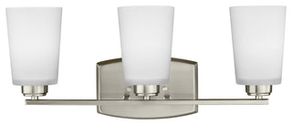 Franport 3-Light Wall/Bath, Brushed Nickel