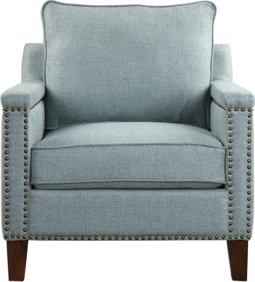 Uttermost Charlotta Sea Mist Accent Chair