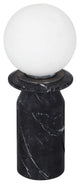 Globe Onyx Black Marble Lamp