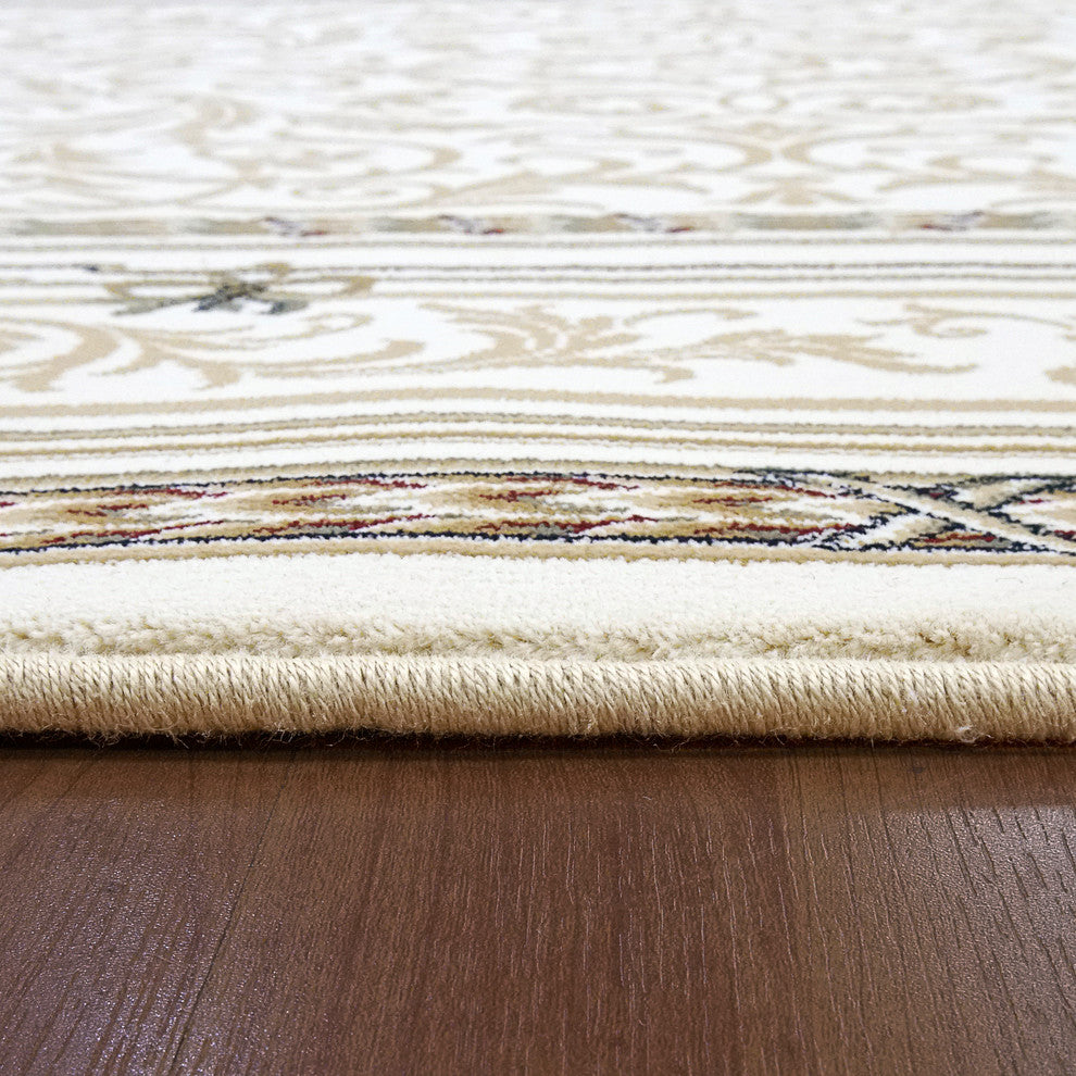 Ancient Garden Rug, 5'3"X7'7" Oval