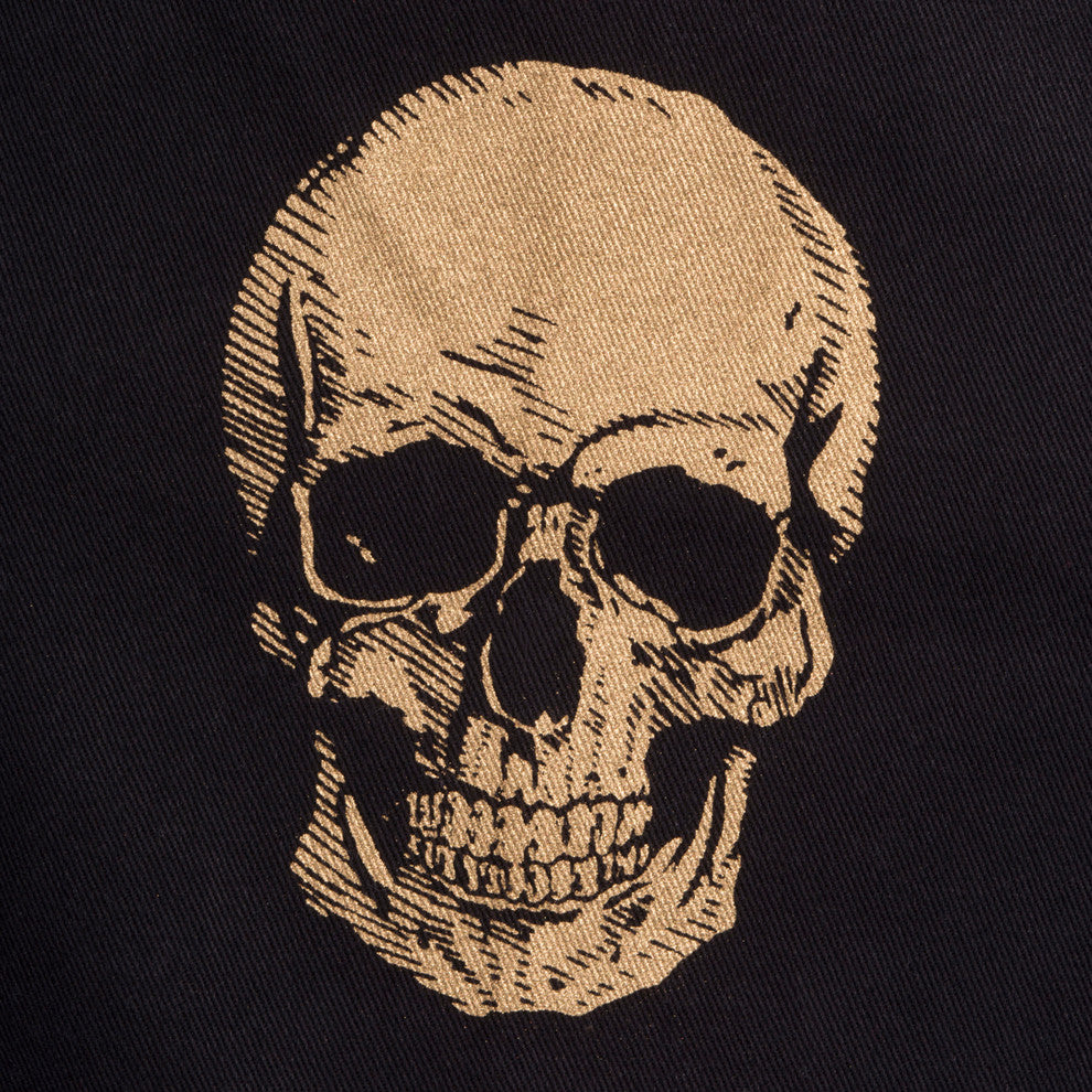 DII Gold Skull Chef Apron
