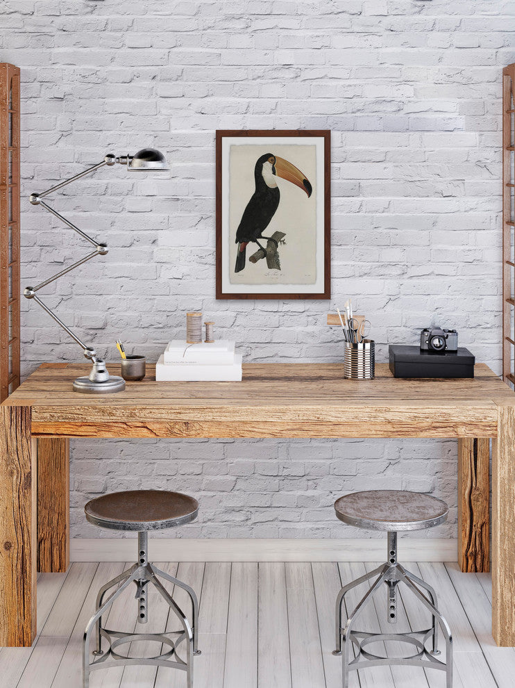 "Quiet Toucan" Framed Painting Print, 20"x30"
