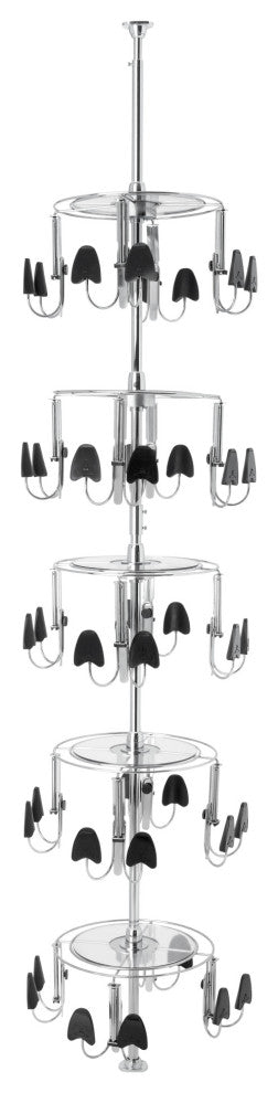 Lazy Shoezen Rotating Men's Shoe Organizer for Custom Closet Systems, 96"