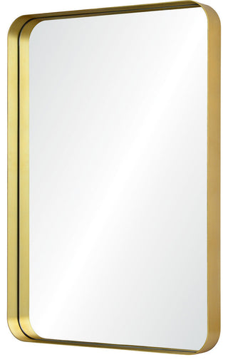 Renwil Barton Brushed Gold Antique Iron Framed Wall Mirror