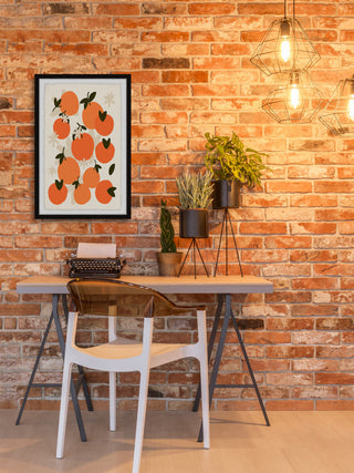 "Juicy Oranges" Framed Painting Print, 8x12