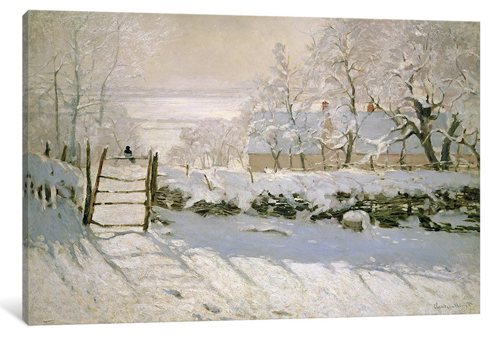 The Magpie, 1869  by Claude Monet