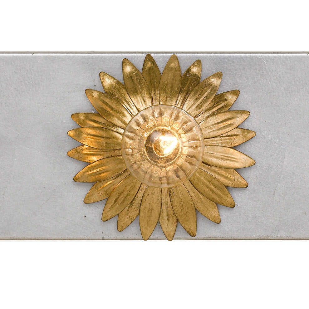 Crystorama Lighting Group 508-SA Broche 5 Light 31"W Vanity Strip - Antique