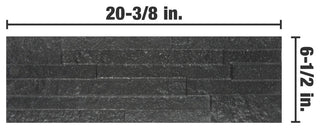 Tikal Black Ceramic Wall Tile