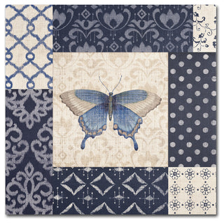 'Indigo Nature I' Canvas Art by Daphne Brissonnet