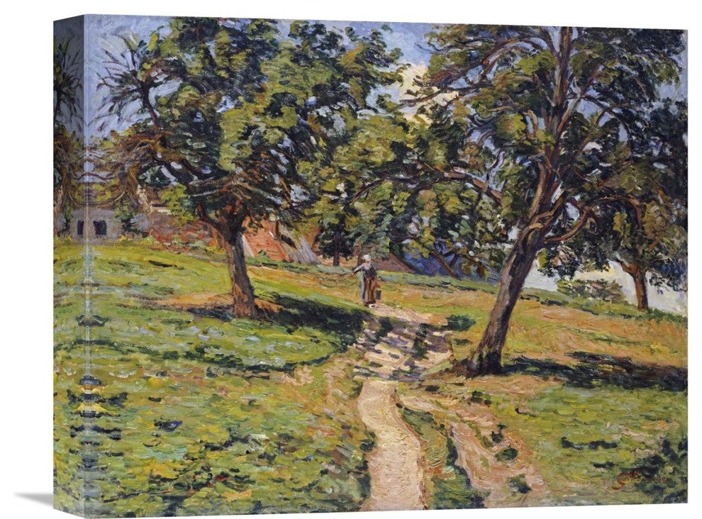 "Pathe at Damiette" Stretched Canvas Giclee by Armand Guillaumin, 16"x13"