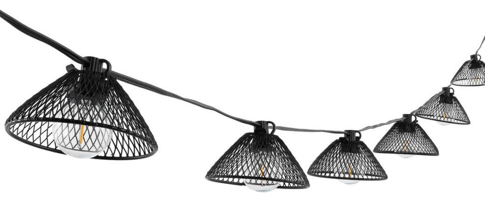 Safavieh Junia Led Outdoor String Lights Black