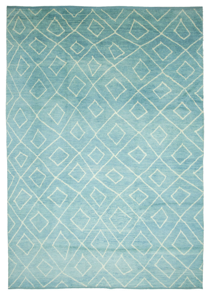 Rug N Carpet - Handmade One-of-a-Kind 9' 9'' x 14' 3'' Moroccan Area Rug