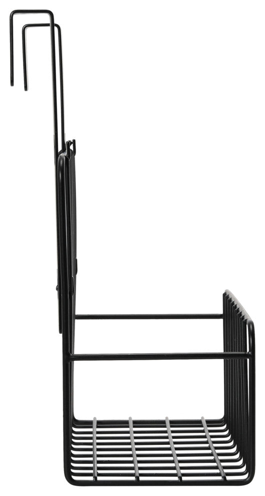 Over the Door Shallow Metal Basket