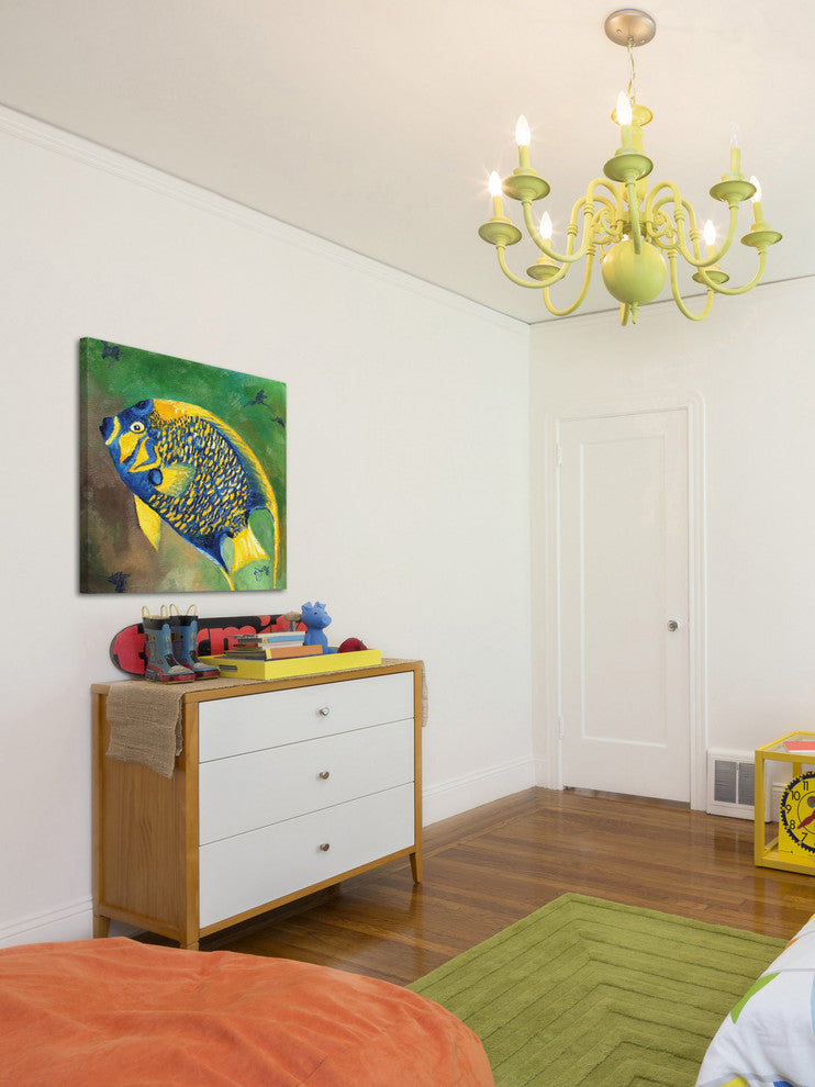 Marmont Hill, "Queen Angel" by Nicola Joyner Painting on Wrapped Canvas, 32x32