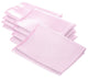 LA Linen Polyester Poplin Napkin, 10 Pack, Light Pink