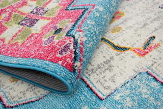Noori Rug Distressed Delma Blue/Ivory Runner